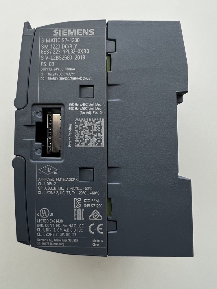 Siemens s7/1200 CPU 1212, 1214, 1215C та додаткові модулі