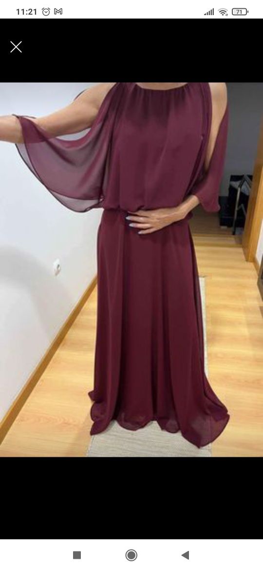 Vestido de cerimónia marca ferrache e renascimento