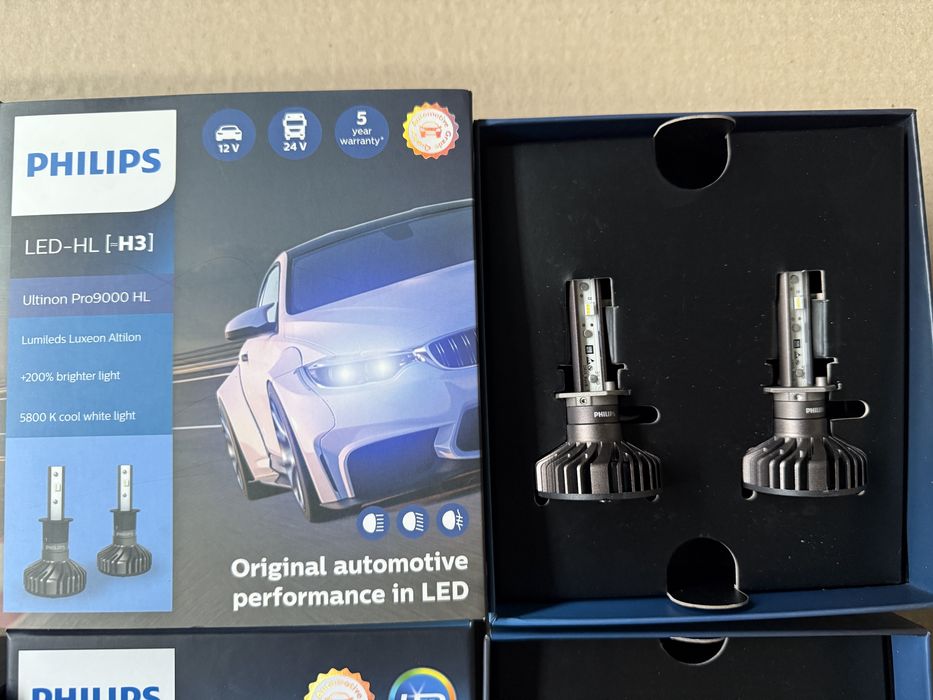 Philips led H1,H3 9000 HL