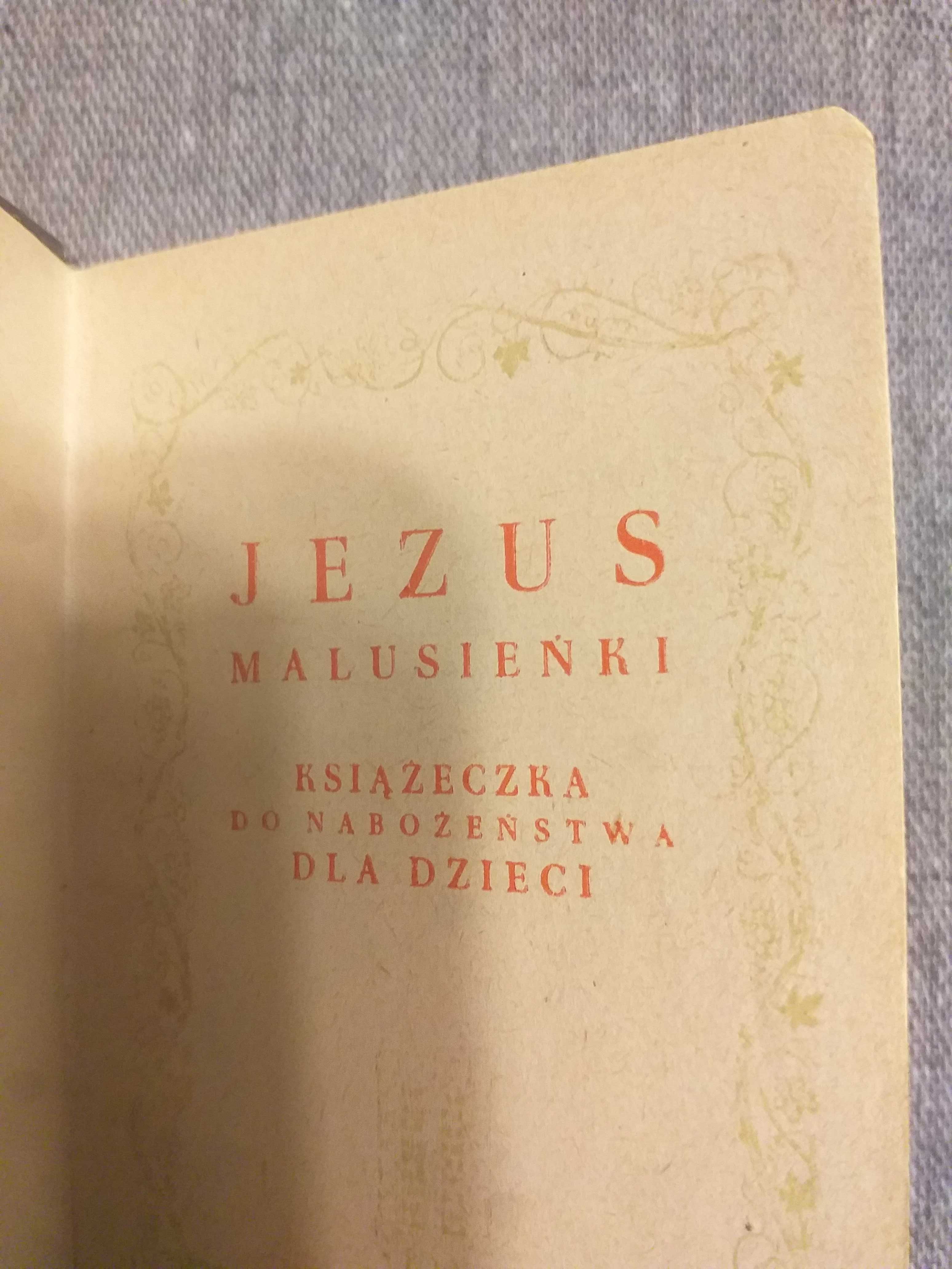 Jezus Malusieńki, Książeczka do nabożeństwa dla dzieci, 1956 r.