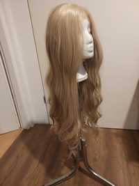 Piękna peruką lace front  zimny blond platyna platynowa