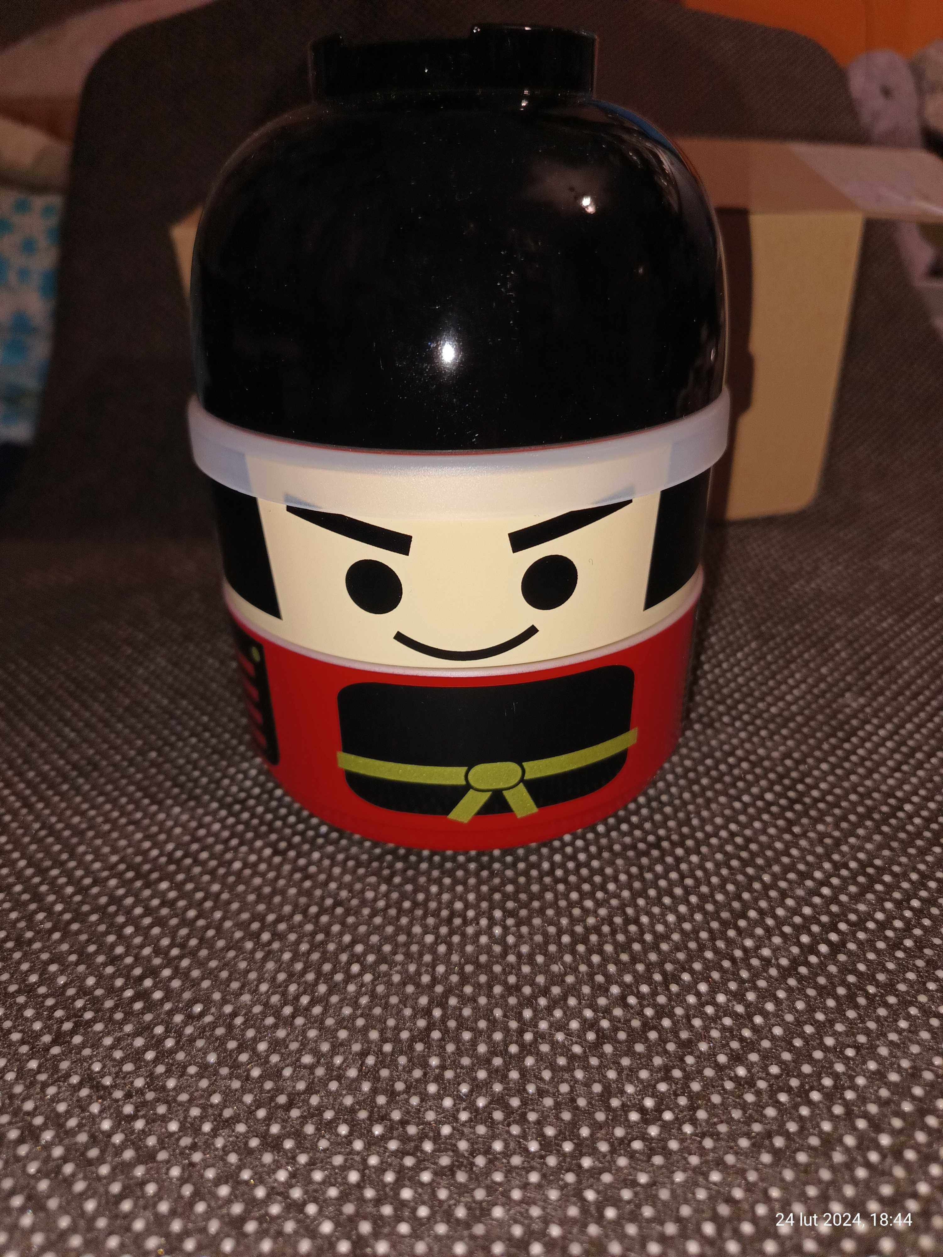 Bento box Samuraj  -nieużywany - kawaii, kokeshi