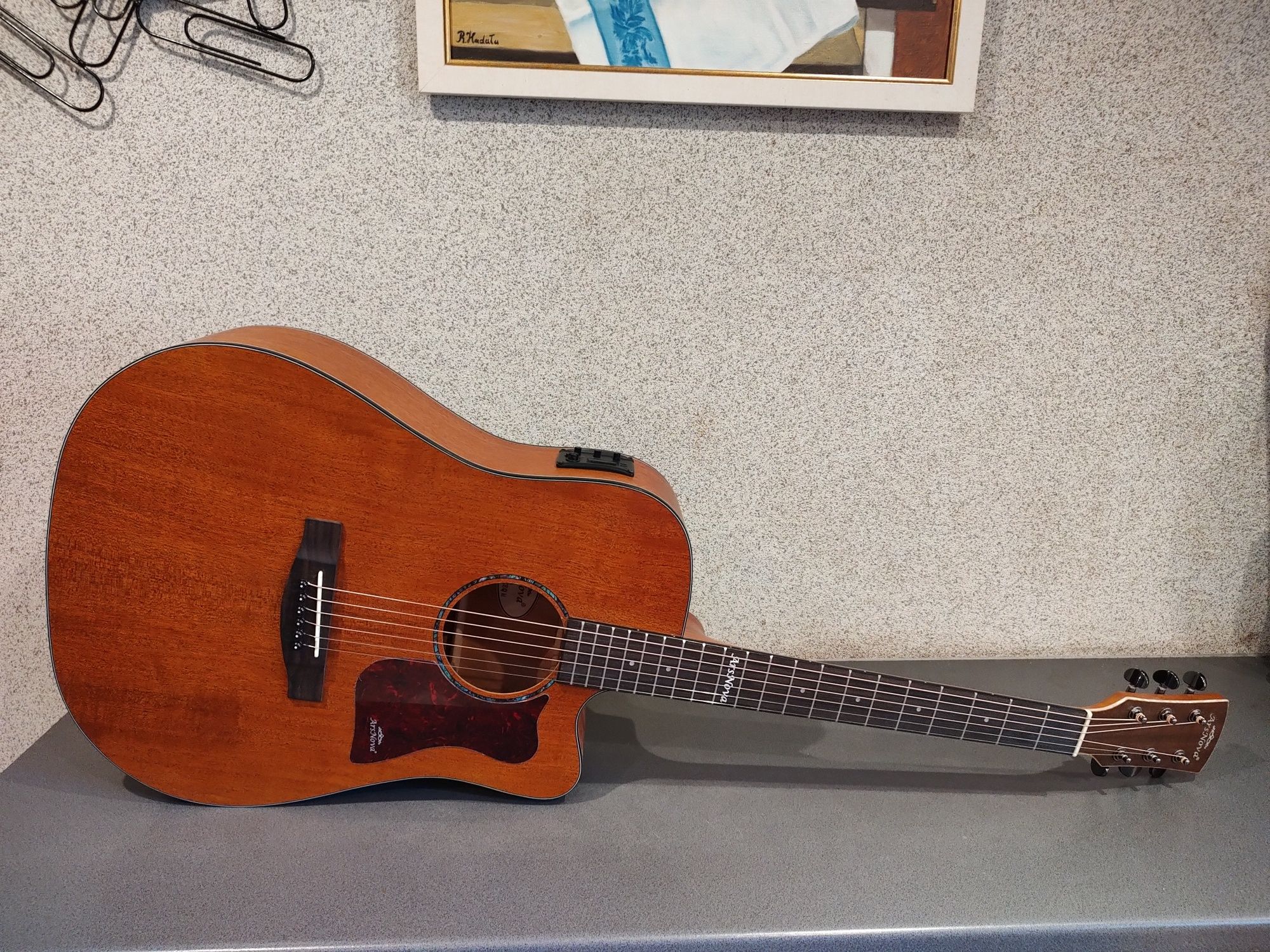 NOWA ArsNova AN-450 CEQ M gitara elektroakustyczna All mahogany !!