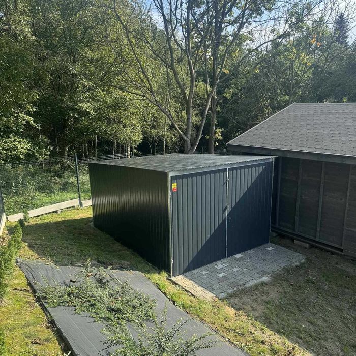 Garaż Blaszany 3x5 GRAFIT- Producent