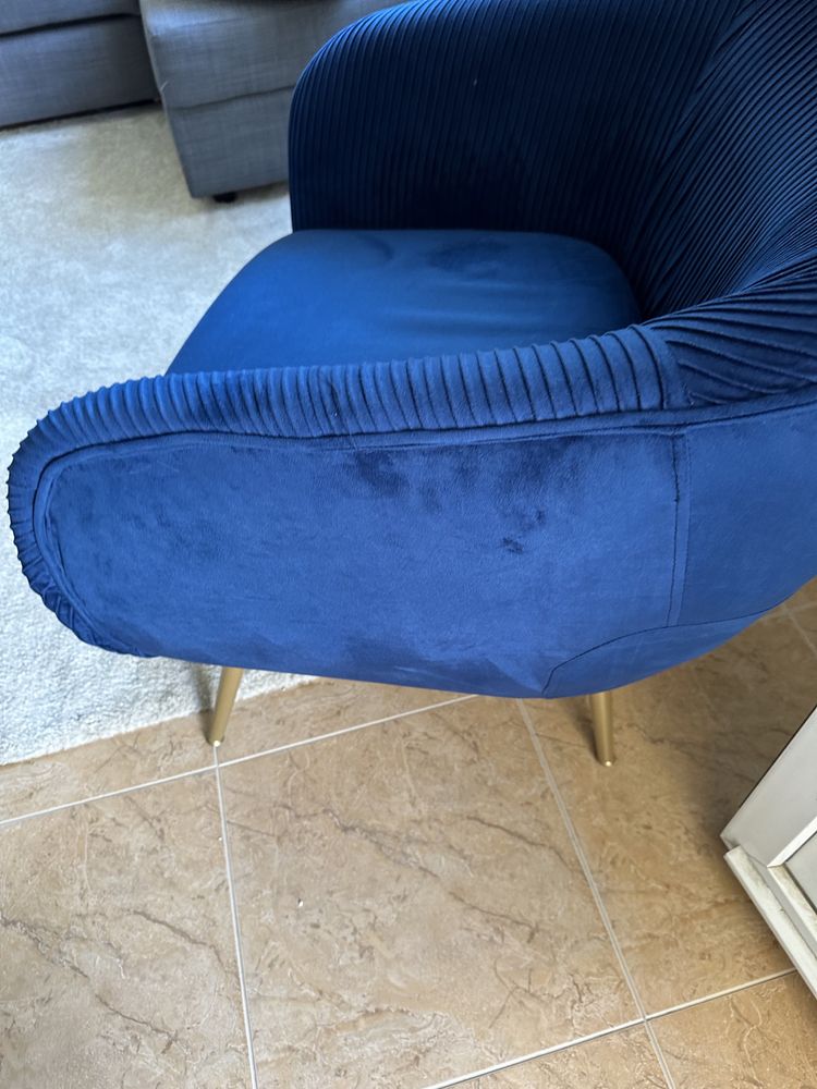 3 sofás azuis para venda usados