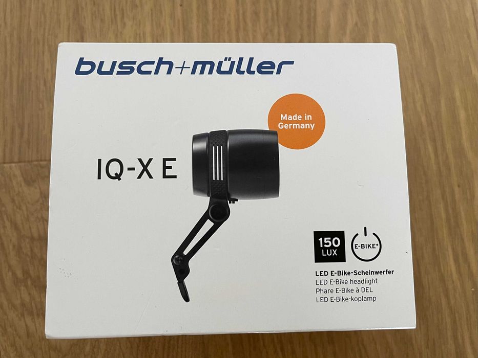 Lampka rowerowa przednia Busch+Muller IQ-X E e-bike dynamo [B-L1]