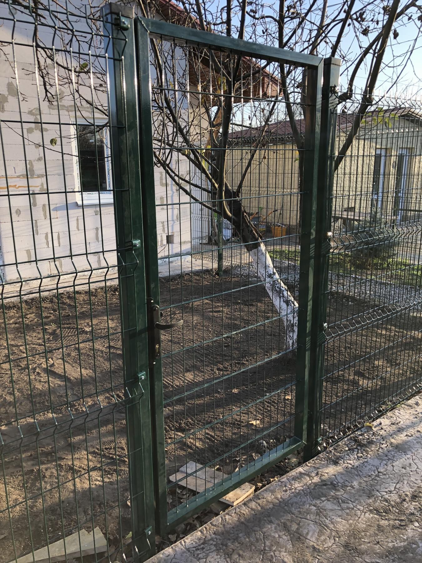 Огорожа з сітки в Вінниці, сітка для забора 3D, зелені паркани з сітки