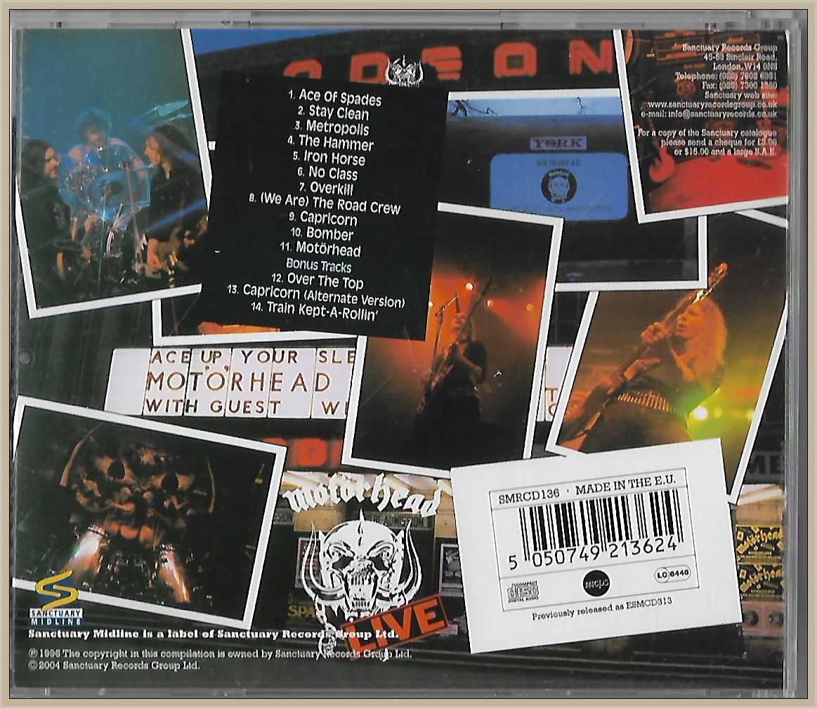 Motörhead – No Sleep 'til Hammersmith (Album, CD)