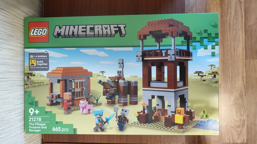 LEGO Minecraft Аванпост розбійників та спустошувач (21278)