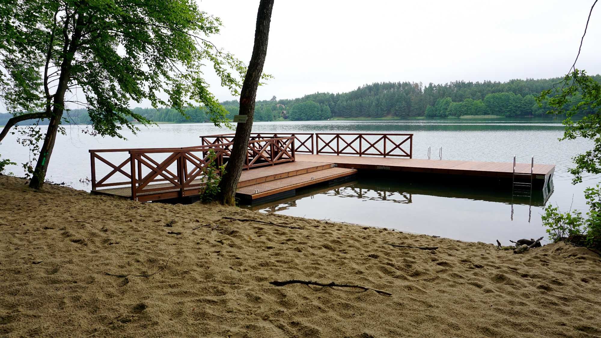 Kaszuby domek nad jeziorem majówka Boże Ciało