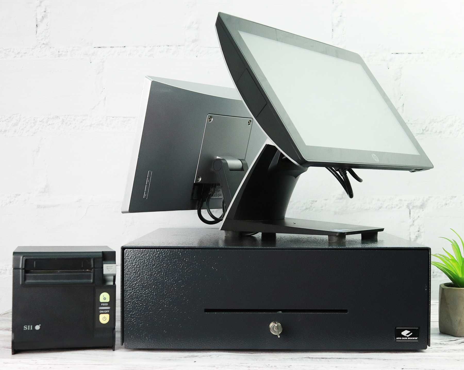Робоче місце касира POS-термінал HP RP9 G1 + сканер, принтер, ящик