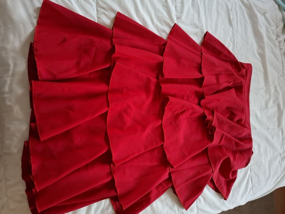 Vestido senhora cor vermelha