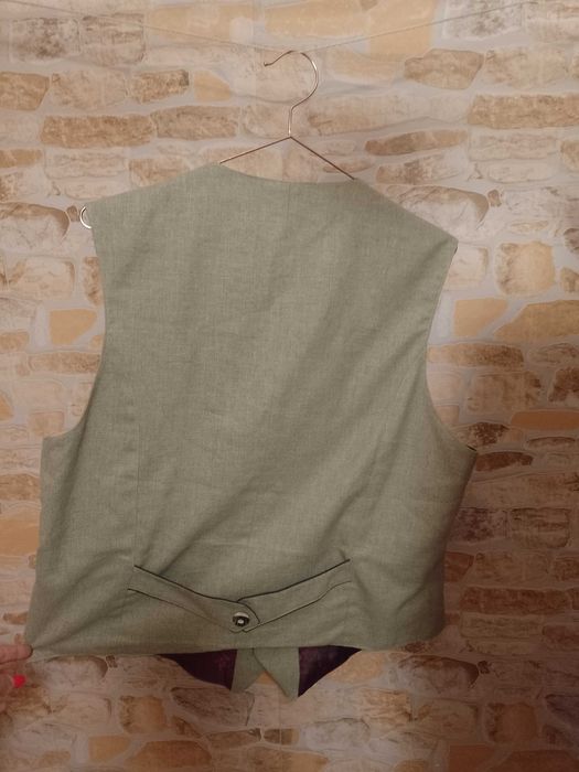 (2XL/XXL) Bogato zdobiona kamizelka garniturowa z Wiednia