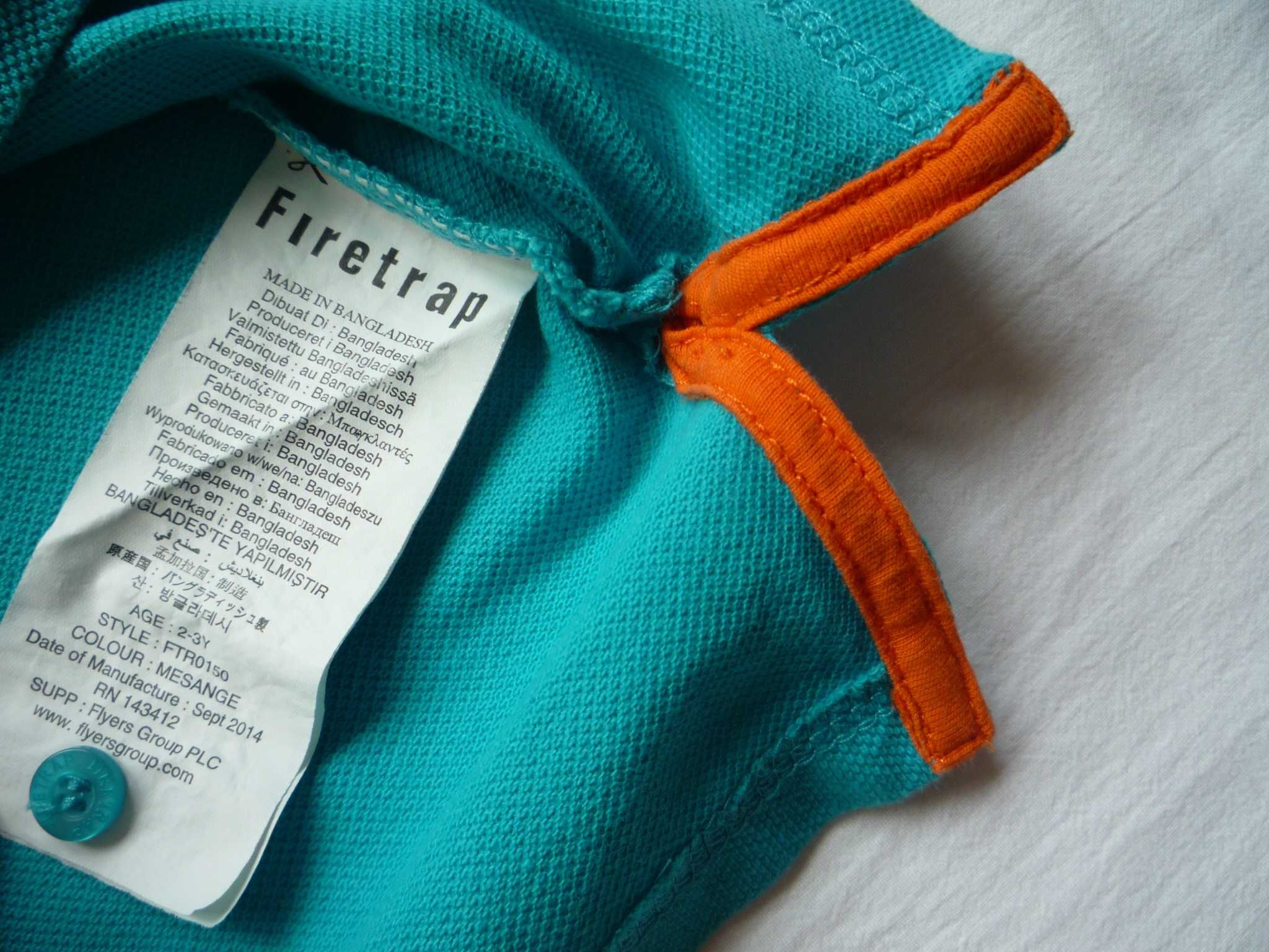 FIRETRAP r.92/98 Bluzka Polo Koszulka Bawełna Jak Nowa