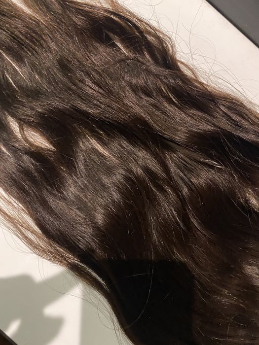 Monotop uzupełnienie toper dopinka treska brąz ciemny włosy naturalne