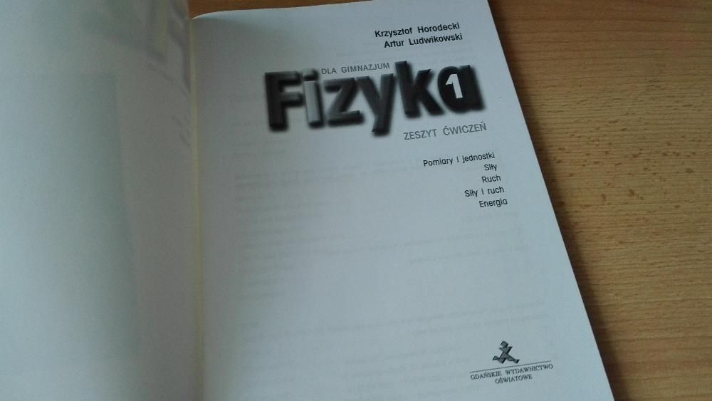 Fizyka z plusem 1 zeszyt ćwiczeń dla gimnazjum : pomiary i Horodecki