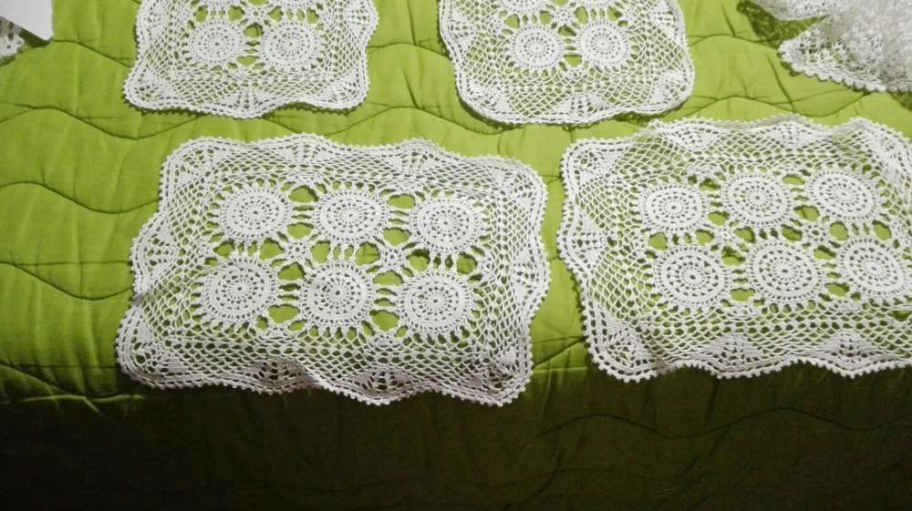 Naperon renda feito à mão 31x23