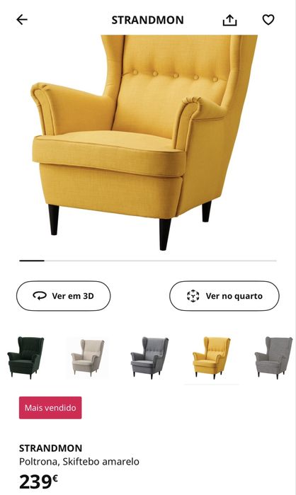 Poltrona/sofá  STRANDMON_IKEA