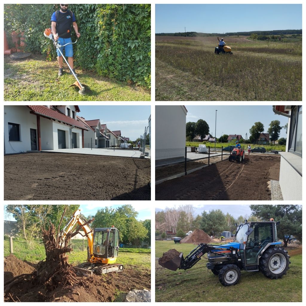 Usługi ogrodnicze zakładanie trawników, projektowanie ogrodów.