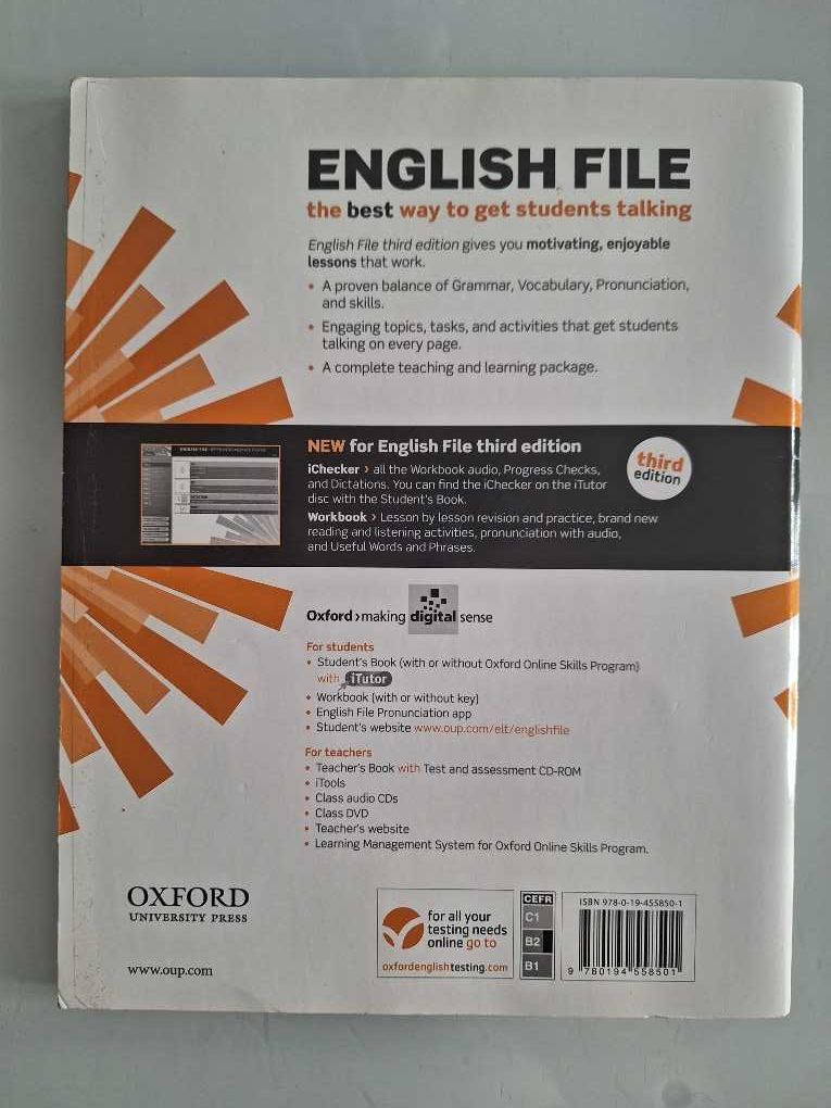 English File Upper-intermediate Third edition Student's Book Workbook