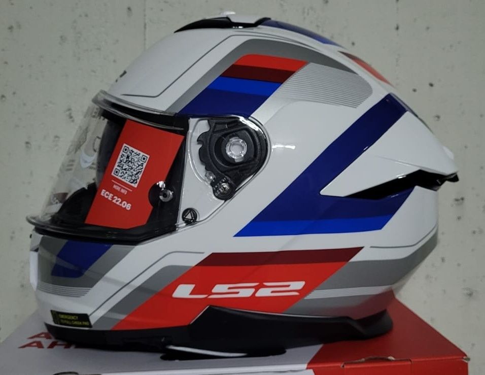 Capacete LS2 FF808 Stream II Vintage White / Blue ( M )( NOVOS )