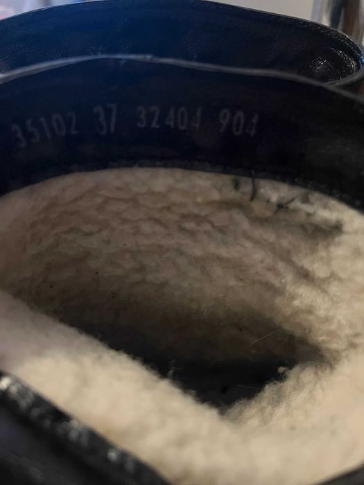 Nessi ciepłe skórzane botki r 36/37