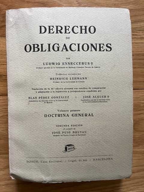 Tratado de Derecho Civil  - Enneccerus, Theodor Kipp Y Martin Wolff
