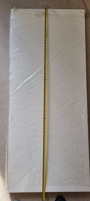 Blat biały mat 145x62x3,8