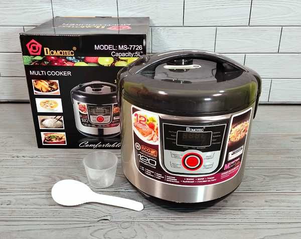 Мультиварка Domotec MS-7726 5 л (12 режимів приготування)