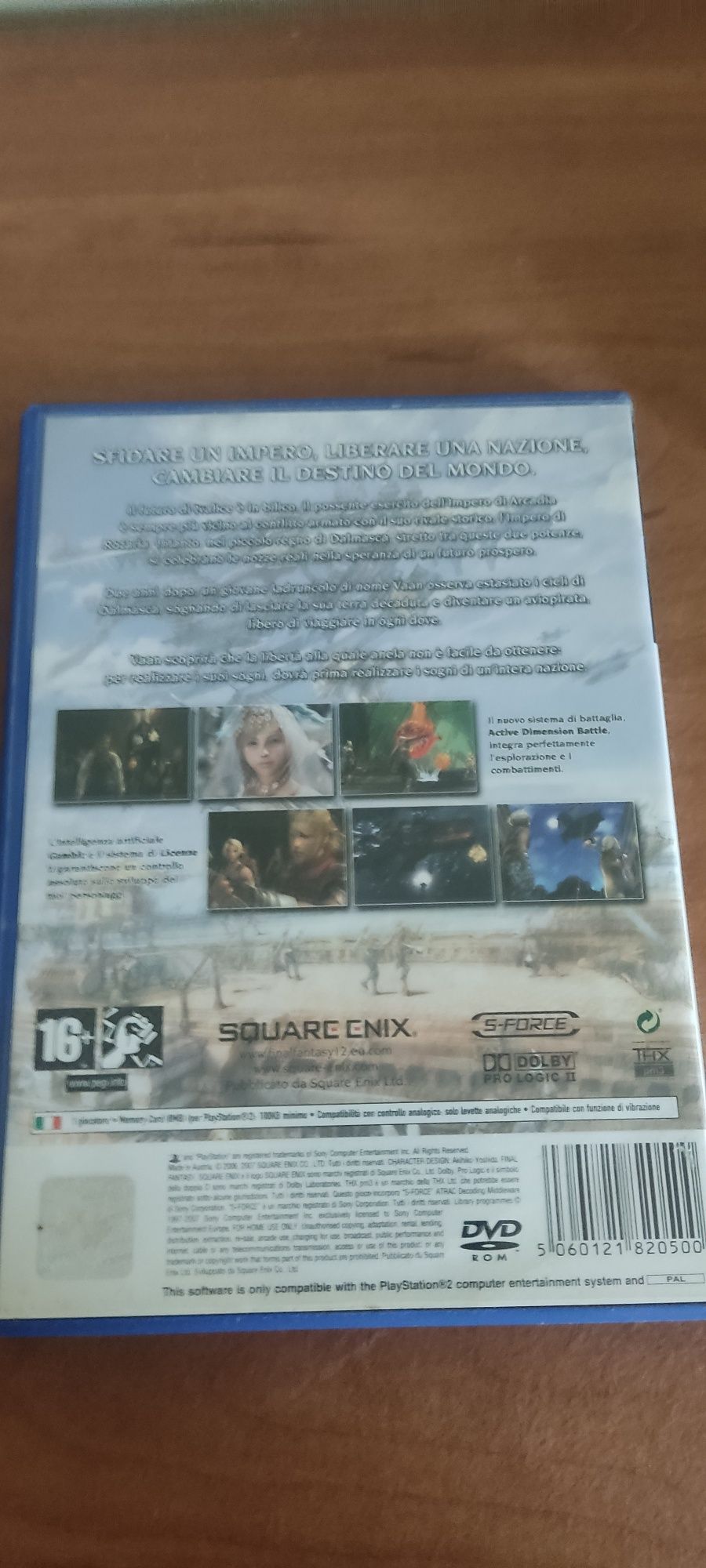 Final Fantasy XII 12 PlayStation 2 po włosku.