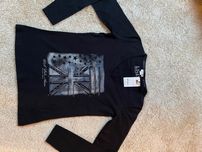 Longsleeve damski w kolorze czarnym
