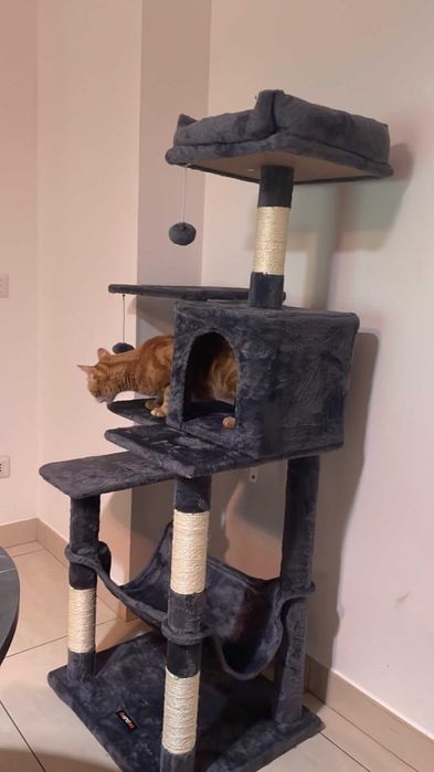 Drapak dla kota duży wysoki drapak NOWY dla kota domek legowisko NOWY