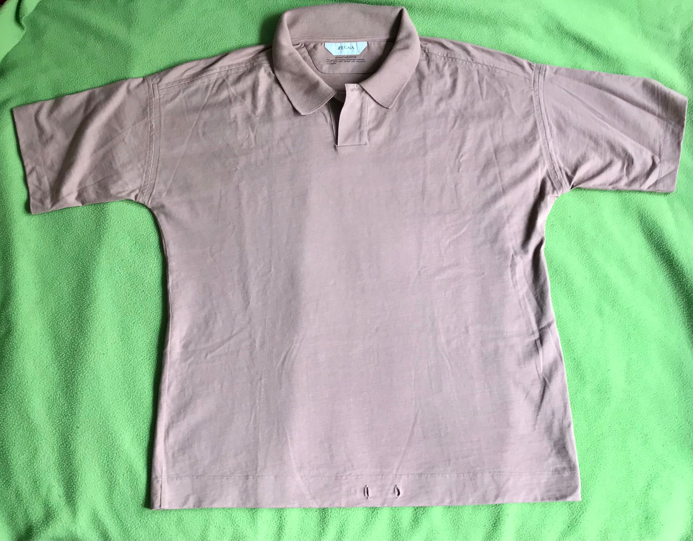 Polo Oversized Zegna Rosa