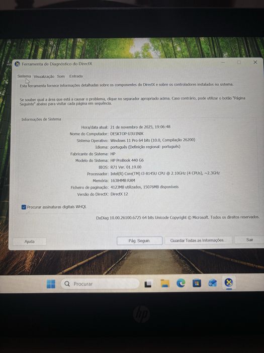 HP ProBook i3 | 16GB RAM | SSD NVMe + SATA | Windows 11 Pro – 200€