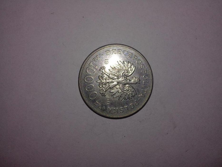 Moneta Solidarność 1000 zł 1990