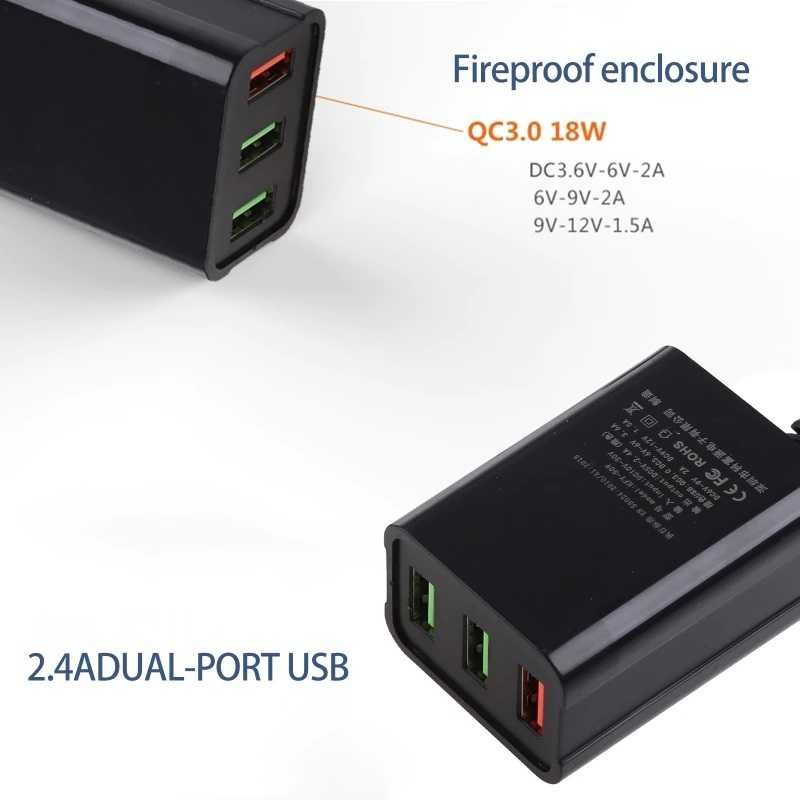 Конвертер знижуючий DC-DC в USB 5в, блок живлення від  АКБ QC 3.0