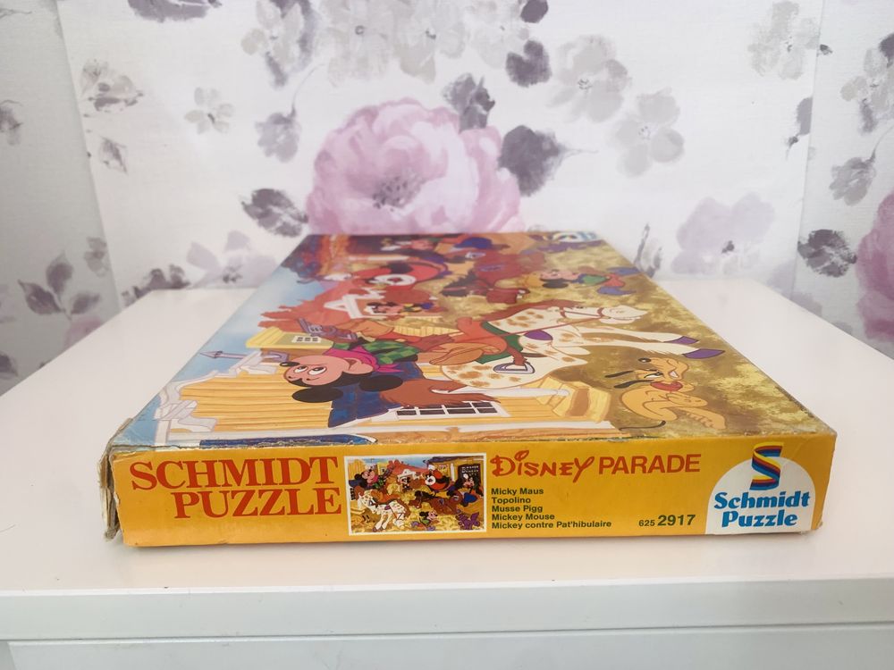 Puzzle Myszka Mickey Walt Disney 2x48, vintage