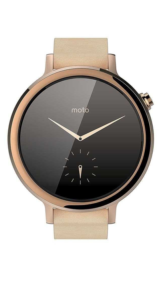 Motorola Moto 360 42mm  Rose Gold com 2 pulseiras