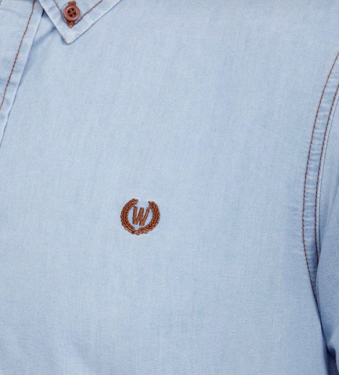 Holenderska koszula jeansowa Wan Denim XXL rozmiar