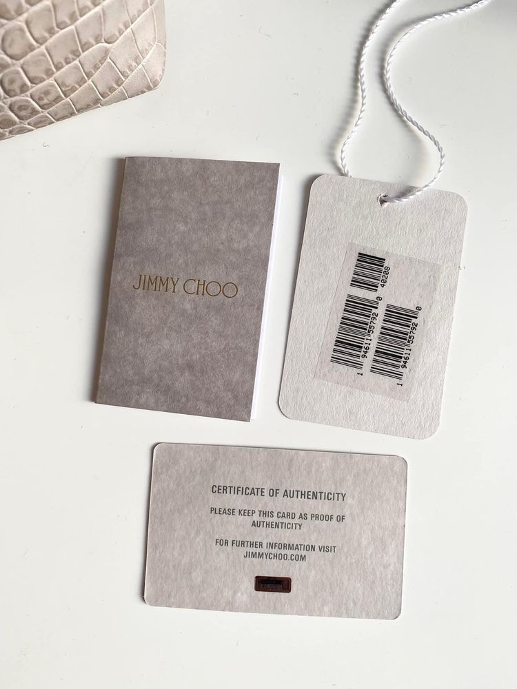 Torebka shopper bag Jimmy Choo nowa z metkami z workiem i certyfikatem