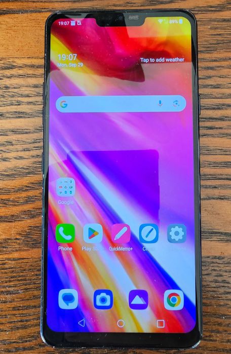 LG G7 ThinQ telemóvel ideal para DAP