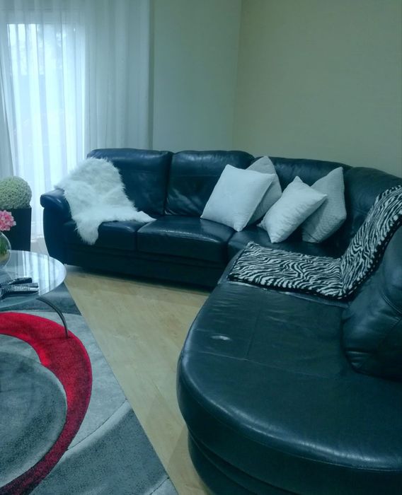 Sofá de pele de búfalo