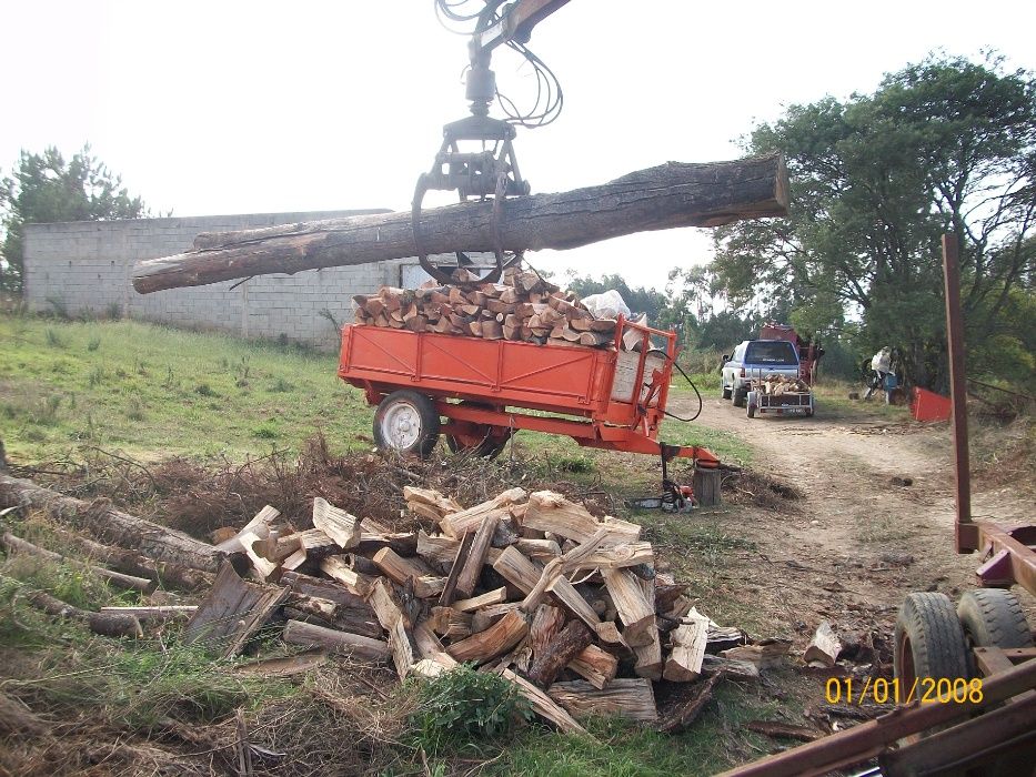 grua extensível com reboque