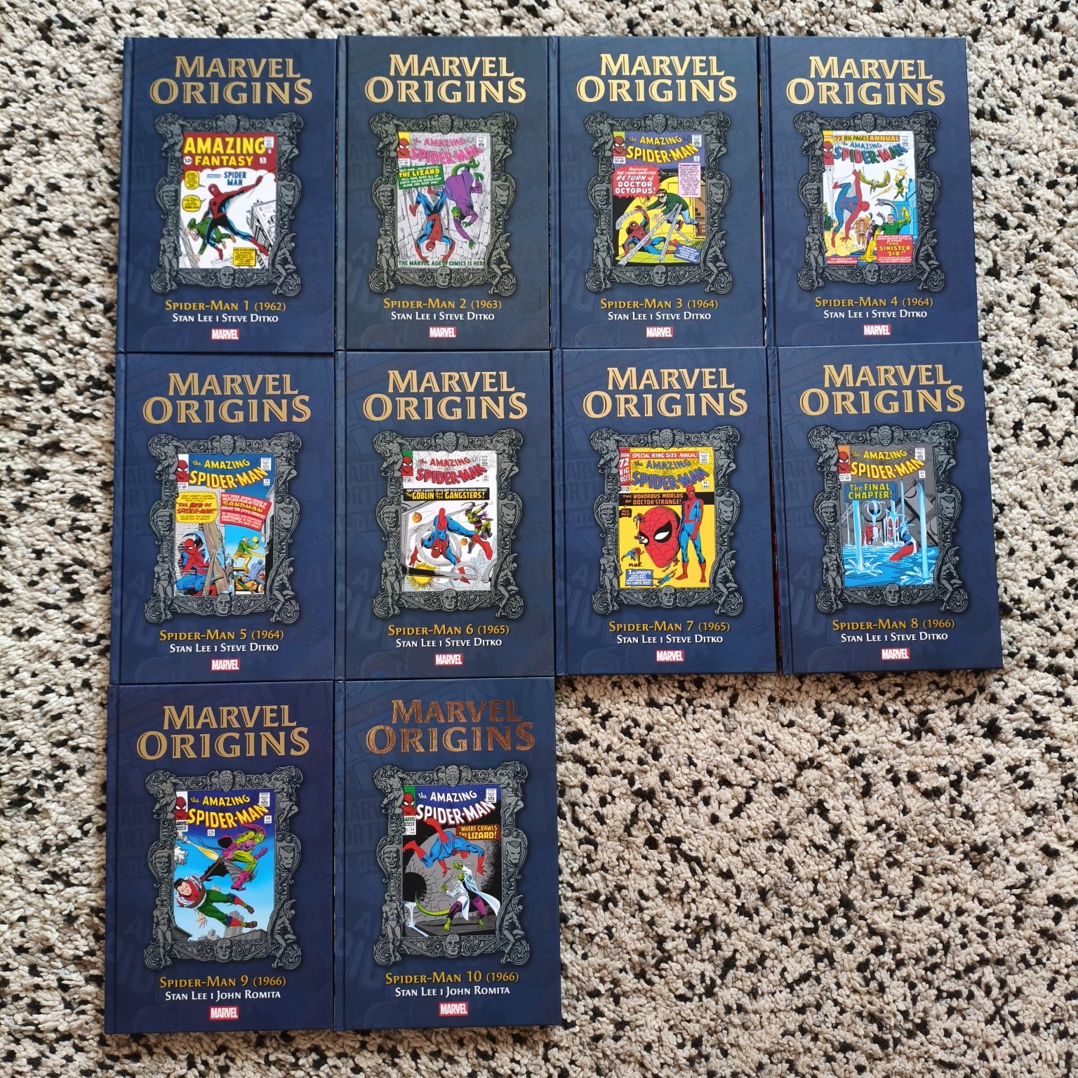 Marvel Origins Spiderman Tomy 1-11
