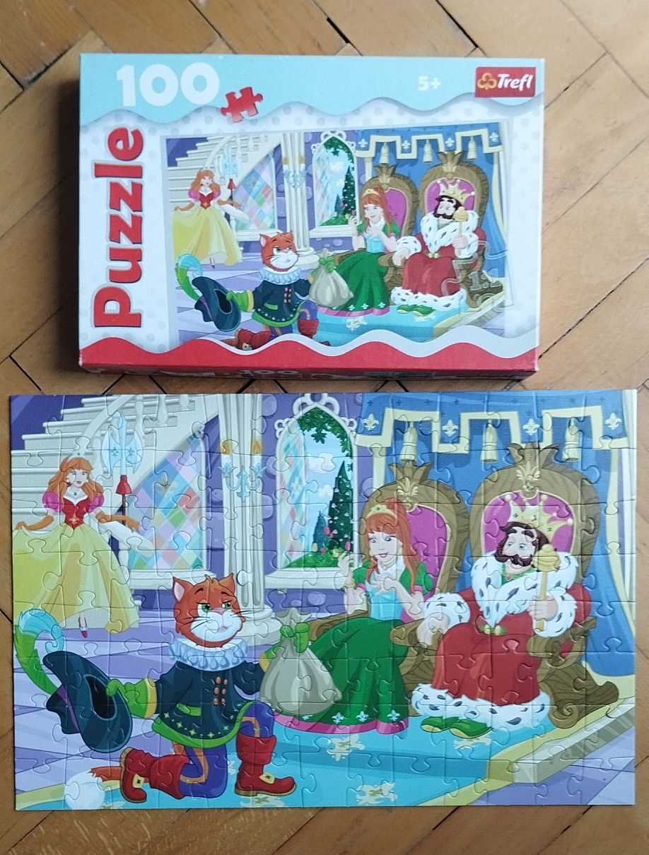 Puzzle trefl 100 elementów Kot w butach