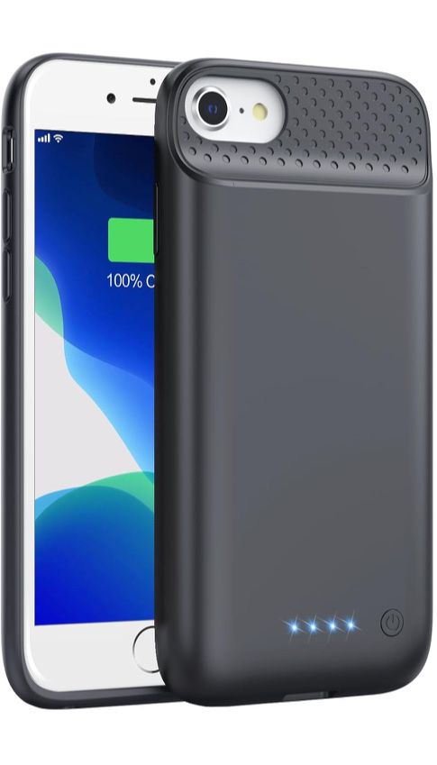 Iphone se 2020 + capa bateria 7000mha excelente estado