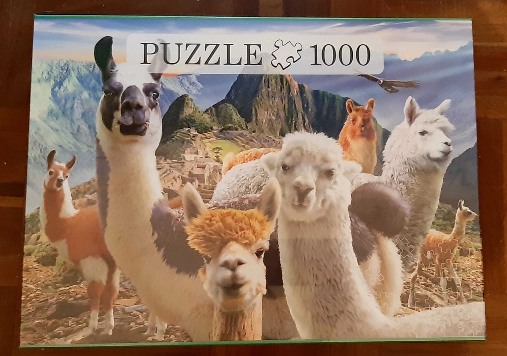 PUZZLE 1000 Peças: LAMAS EM MACHU PICHU - Novo! A Estrear! SELADO!