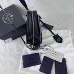 Czarna torba Nappa Antique Multi-Pocket z uchwytem u góry