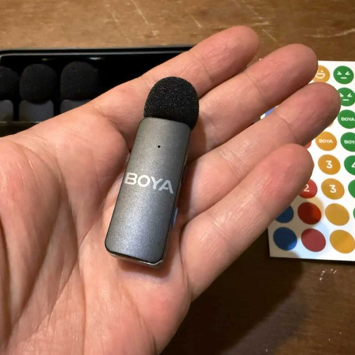 Набор микрофон петличка 2 в 1 для iPhone и Android (мікрофон)