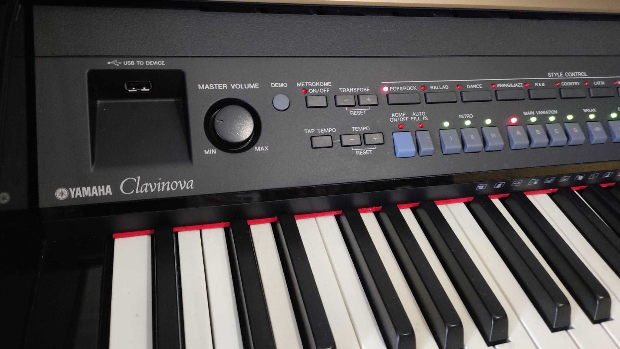 Piano Digital Yamaha Clavinova CVP Polished Ebony